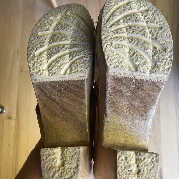 No.6 Frida clog sandals in natural leather size 39. - Picture 4 of 6